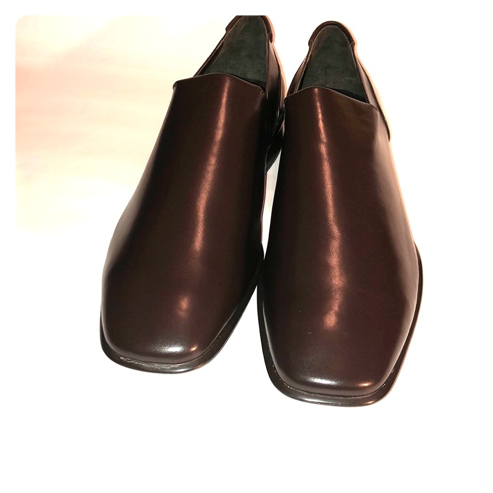 Dark Brown Slip On Dress Shoes